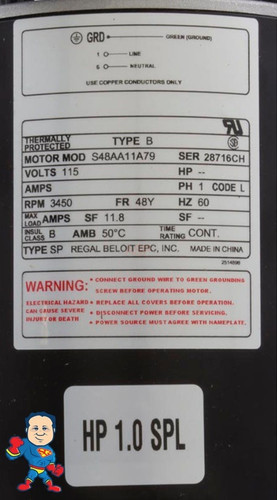 This motor will fit a ump that looks like this in the 230V variety..