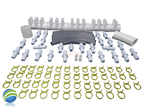 Manifold Hot Tub Spa Dead End (26) 3/4" Outlets with Coupler Kit Video How To