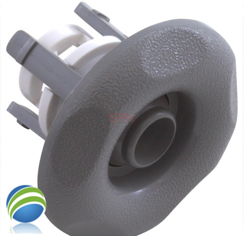 Waterway Adjustable Mini Jet, Directional, 5 Scallop, Gray