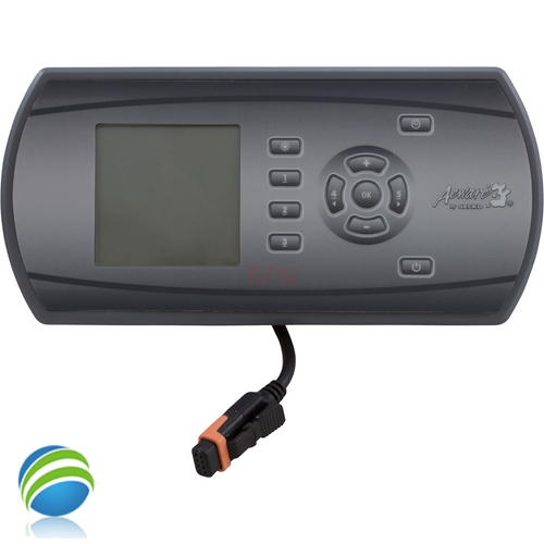 K600 Topside Control Panel, 11 Button, Streamlined - Fits Pilates H2O, La-Z-Boy, Freestyle, Dynasty Spas, Power Depot
