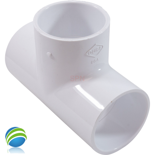 PVC Tee, 2" Slip x 2" Slip x 2" Slip