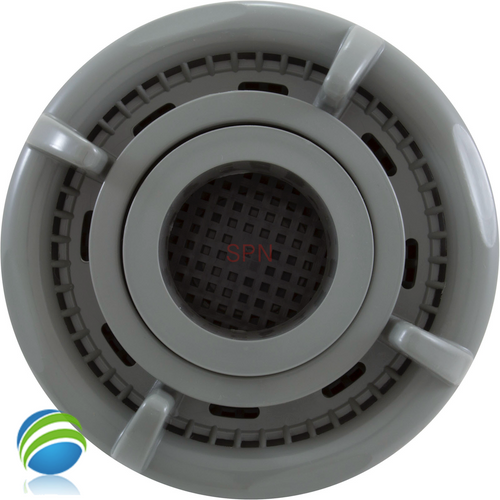 Weir, Waterway DynaFlo Plus, DynaFlo Low Prof, Round, Gray, 4 3/8" wide x 3 3/8" Closed