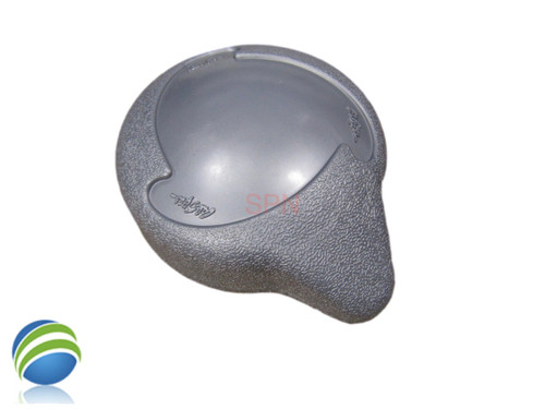 Cal Spa Silver Waterfall Control Knob 2 9/16" Wide Teardrop Style