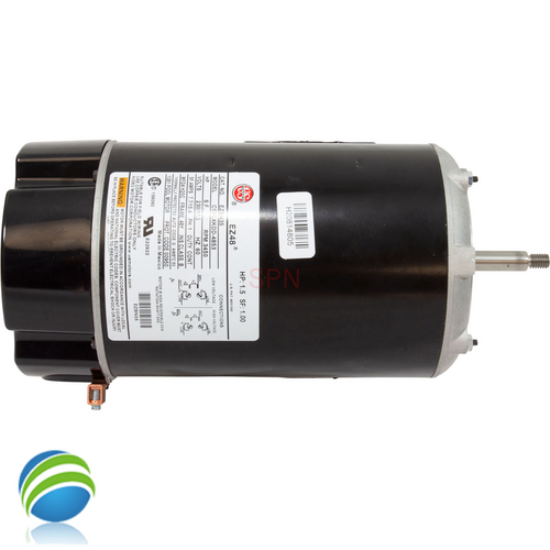 Spa Motor, 1.5 HP, 115/230 Volts, 48 Frame, Single Speed