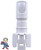 Replacement, Diffuser,  Waterway, Cluster Storm, 2" Face Diameter, Jet, White