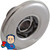 Escutcheon, Hydro Air Slimline, Smooth, w/Directional Eyeball, Chrome
