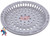 Main Drain Grate, WW Anti Vortex, 8" Round, White
