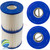 Filter, Cartridge, 35 sqft, 2-1/8"ot, 2-1/8"ob, 4-15/16" Wide , 4-5/8" Tall, Pair