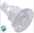LED Light Wall Fitting, Rising Dragon,  1/2" Hole Size, 1" Face Width, Clear, Lens, Point Of Light