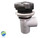 Star Handle Valve , Waterfall or Neck Jet Control, On/Off Valve, Silver and Graphite, 1" Slip x 1" Slip, Single Port
