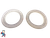 Fits Watkins Heater Union Gasket Set of  (2) 2 5/8" Lip Hot Tub Spa 2" Heater  Gasket with 2 5/8" Center to Center Groove