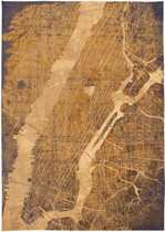 Louis De Poortere CITIES COLLECTION New York 9315 Gatsby Gold 