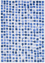 Louis De Poortere CRAFT COLLECTION COBBLESTONE 9348 AMPARO BLUE  Louis De Poortere CRAFT COLLECTION COBBLESTONE 9348 AMPARO BLUE
