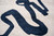 Louis De Poortere CRAFT COLLECTION Ribbon 9849 Sea Ink  Louis De Poortere CRAFT COLLECTION Ribbon 9849 Sea Ink