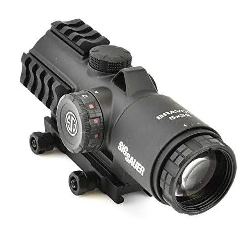 Sig Sauer Bravo5 5x30, Illuminated 300 Black Horseshoe Dot Sight SOB53102