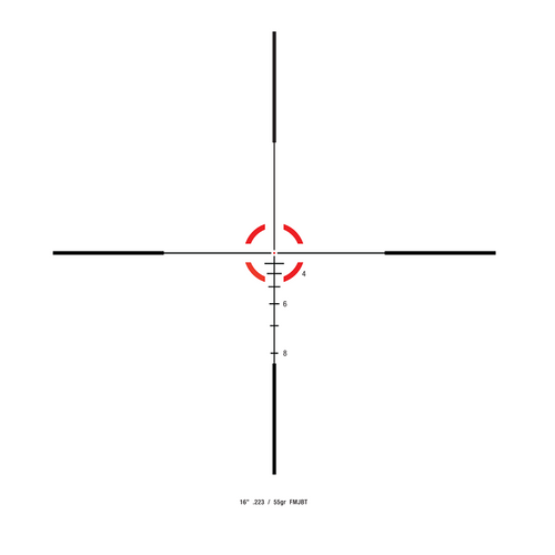 Trijicon Credo 1-6x24 Red BDC Segmented Circle Reticle Trijicon Credo 1-6x24 Red BDC Segmented Circle Reticle