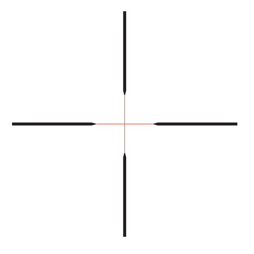 Trijicon Credo HX 2.5-10x56 Red Duplex Reticle Trijicon Credo HX 2.5-10x56 Red Duplex Reticle