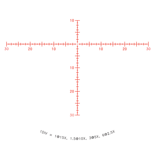 Trijicon Credo HX 2.5-15x56 Red MOA Center Dot Reticle Trijicon Credo HX 2.5-15x56 Red MOA Center Dot Reticle
