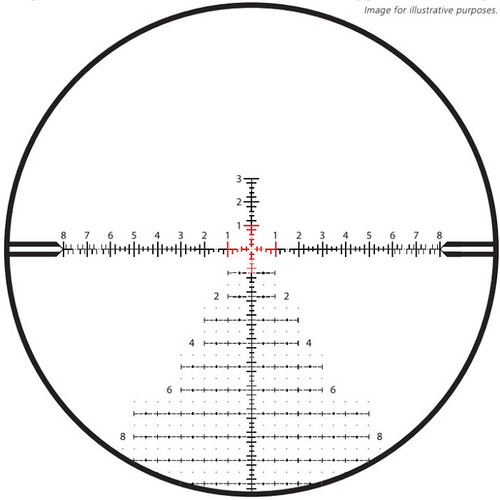 Zeiss Illuminated ZF-MRi Reticle Zoomed In