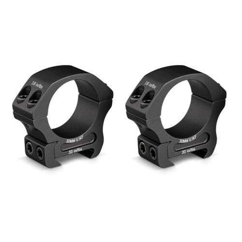 Vortex Pro 30mm Rings, Low, Matte - PR30L