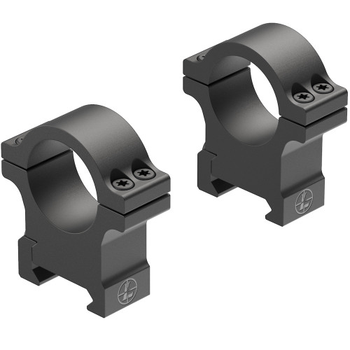 Leupold Open Range Cross Slot 1" High Rings, Matte - 180945