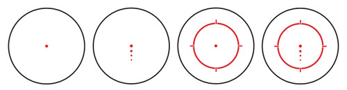 Sig Sauer Quad Ballistic Circle Dot Reticle Sig Sauer Quad Ballistic Circle Dot Reticle