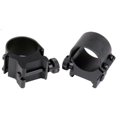 Weaver Detachable Top Mount 30mm Rings, Low, Matte - 49121