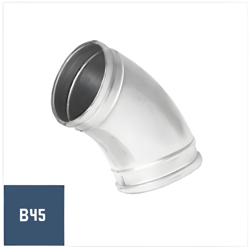 Die Stamped Elbow 45 deg x 1.0 Rad