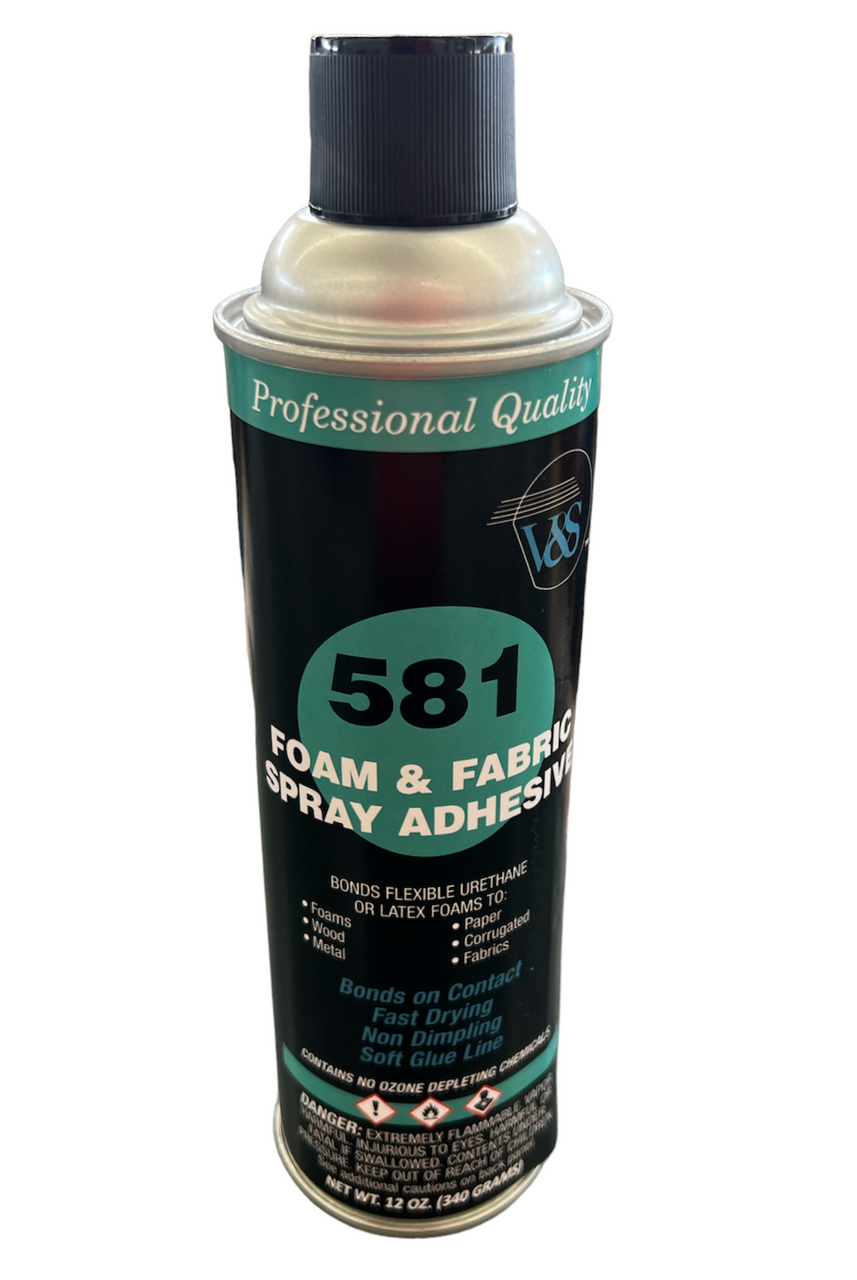 V&S 581 Foam and Fabric Spray Adhesive - Texas Fabrics and Foam