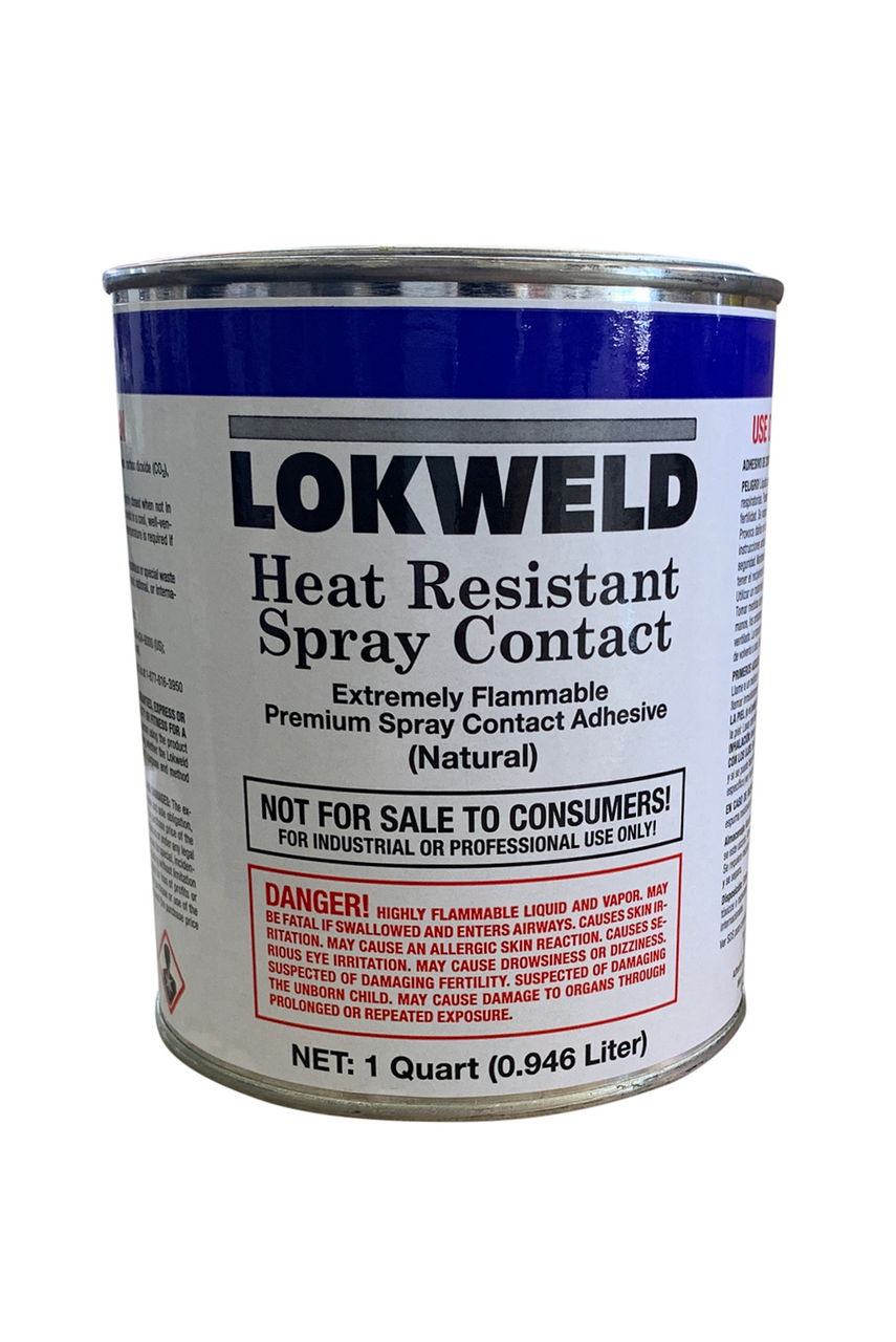 Lokweld High Temp Spray Grade Contact Adhesive (32 oz) - Texas