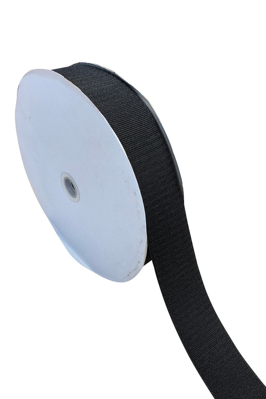 ugyldig uregelmæssig Voksen 1" Black Fastener Sew On - Hook Only/Rough side (50 YD ROLL) - Texas  Fabrics and Foam