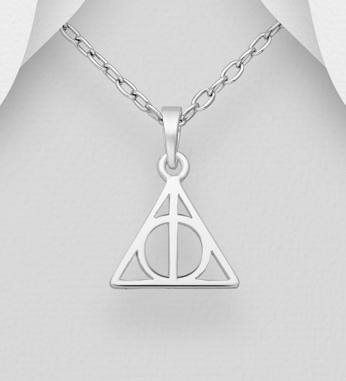 David Christopher Jewellers - The Official Sterling Silver Harry Potter  Deathly Hallows Necklace.🪄 The Deathly Hallows represents the 3 most  powerful items in the Wizarding World. We have bracelets, earrings, rings  and