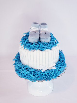 Blue Koala Bundt Diaper Cake