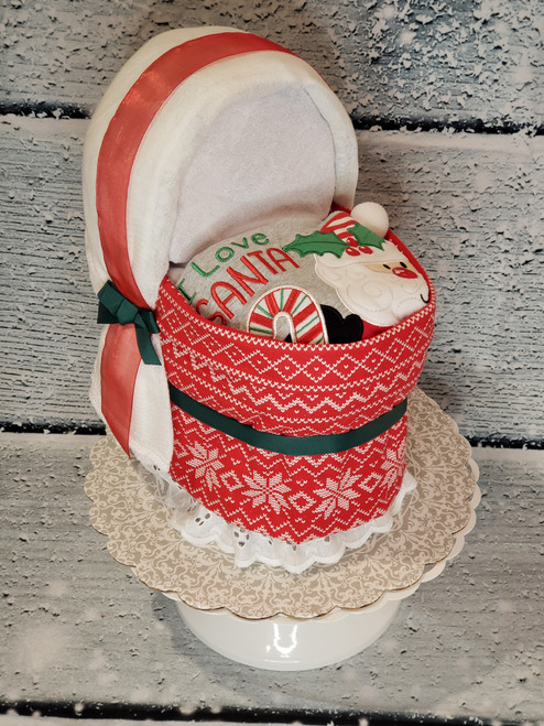 Eco I Love Santa Bassinet Diaper Cake