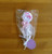 Pink and White Whales themed washcloth lollipop