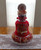 Red /White/Yellow Girl Maryland Terps Baby Fan Diaper Cake