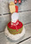 New Red/Green/White Happy Holidays Kitchen Towel Cake