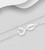 Sterling Silver Chain, 1.3 mm Wide,  Made in Italy. Pure Silver & Anti Tarnish