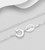 Sterling Silver Rollo Chain, 1.25 mm Wide,  18 Inch long and made In Italy