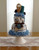 Blue Coffee Kitchen Towel Cake