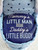 Boy Mommy's Little Man and Daddy's Little Buddy Bassinet Diaper Cake