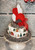 Christmas Village Kitchen Towel Cake