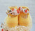 Eco Girl Acorn Grow With Me Diaper Cake - baby booties