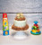 Let It Snow Giraffe Bundt Diaper Cake