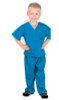 Child Blue Doctor Scrubs Costume