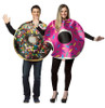 Donut Couples Costumes Set - Chocolate & Strawberry
