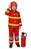 Kids Deluxe Fire Fighter - Red