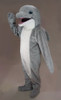 Grey Dolphin Mascot Costume