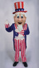 Cartoon Uncle Sam Mascot Costume