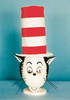 Adult Cat in the Hat Mask with Hat